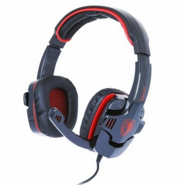 Навушники накладні провідні з мікрофоном Sades SA-708 Stereo Gaming Headphone Black Red, SA-708 Stereo Gaming Headphone
Навушники накладні провідні з мікрофоном Sades SA-708 Stereo Gaming Headphone Black Red, SA-708 Stereo Gaming Headphone