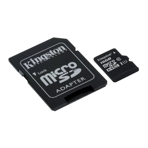 Карта памяті MicroSDHC 16Gb class 10 (SD адаптер) Kingston UHS-I R80MB/s (SDCS/16GB, SDCS/16GB
Карта памяті MicroSDHC 16Gb class 10 (SD адаптер) Kingston UHS-I R80MB/s (SDCS/16GB, SDCS/16GB