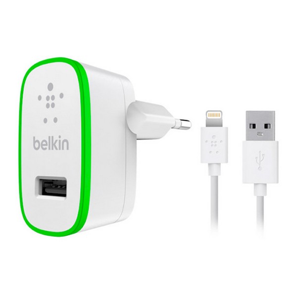 Зарядний пристрій мережевий Apple Lightning 1xUSB Belkin Home Charger White (F8J125vf04-WHT, USB Home Charger White (F8J125vf04-WHT)
Зарядний пристрій мережевий Apple Lightning 1xUSB Belkin Home Charger White (F8J125vf04-WHT, USB Home Charger White (F8J125vf04-WHT)