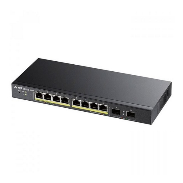 Світч ZyXEL GS1900-10HP (GS1900-10HP-EU0101F) 10 портів, GS1900-10HP (GS1900-10HP-EU0101F)
Світч ZyXEL GS1900-10HP (GS1900-10HP-EU0101F) 10 портів, GS1900-10HP (GS1900-10HP-EU0101F)