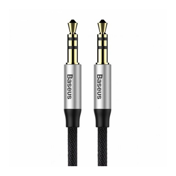 Кабель 3,5 мм (папа) = 3,5 мм (папа) Baseus Yiven Audio Cable M30 1M Silver Black, CAM30-BS1
Кабель 3,5 мм (папа) = 3,5 мм (папа) Baseus Yiven Audio Cable M30 1M Silver Black, CAM30-BS1
