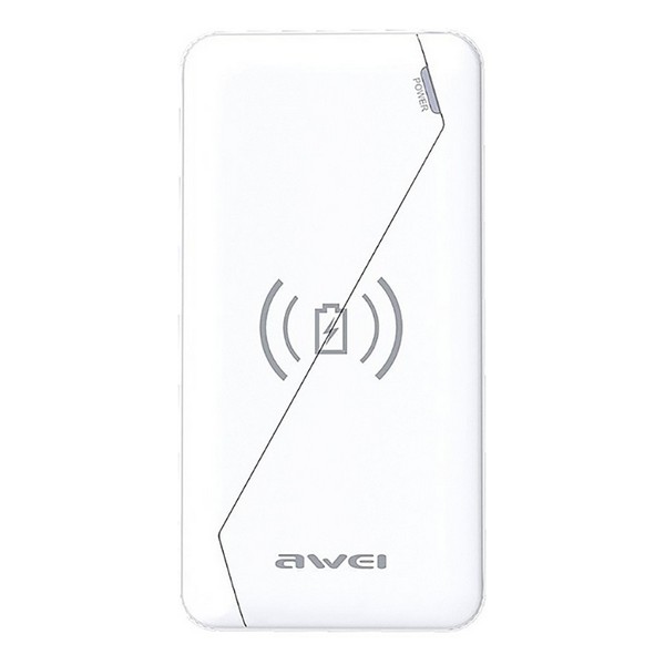 Додатковий акумулятор 10000 mAh Awei P59K Wireless Power Bank White (F_86241, P59K Wireless Power Bank 10000mAh
Додатковий акумулятор 10000 mAh Awei P59K Wireless Power Bank White (F_86241, P59K Wireless Power Bank 10000mAh