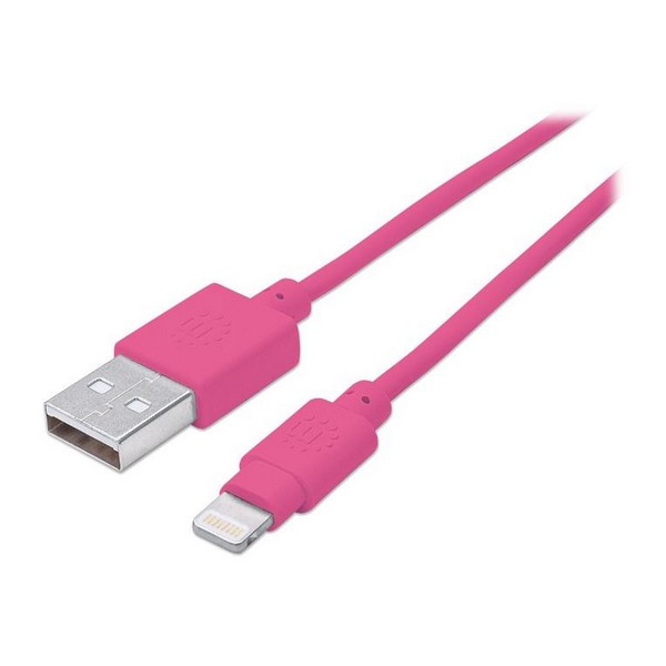 Кабель USB (папа) = Apple Lightning (папа) 1 м Manhattan (394222) Pink, USB - Apple Lightning 1 м Розовый (394222)
Кабель USB (папа) = Apple Lightning (папа) 1 м Manhattan (394222) Pink, USB - Apple Lightning 1 м Розовый (394222)