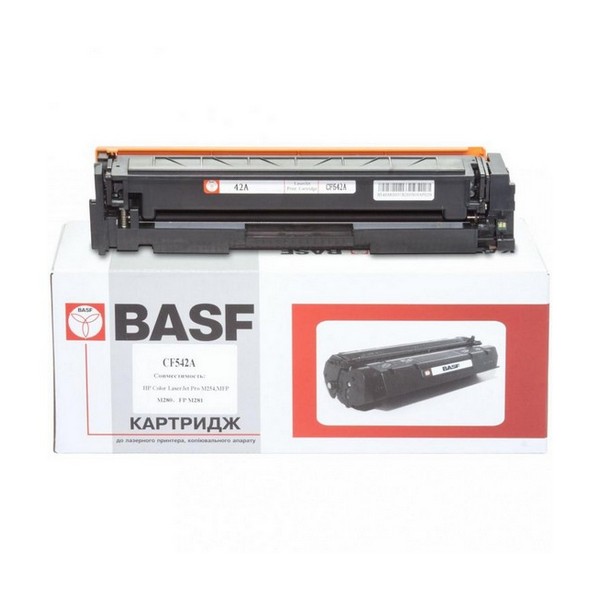 Картридж BASF HP CLJ M280/M281/M254 Yellow (KT-CF542A, Картридж для HP CLJ M280/M281/M254 Yellow (KT-CF542A)
Картридж BASF HP CLJ M280/M281/M254 Yellow (KT-CF542A, Картридж для HP CLJ M280/M281/M254 Yellow (KT-CF542A)