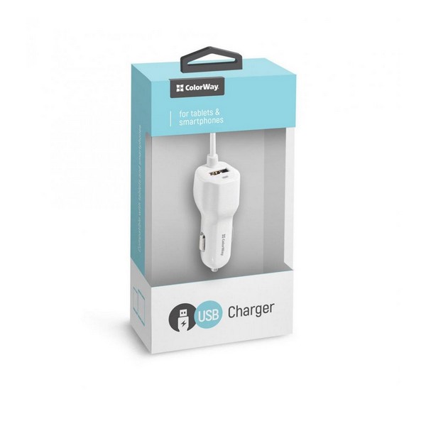 Зарядний пристрій автомобільний microUSB + Type-C + Lightning 1xUSB 3.1A ColorWay (CW-CHA006-WT, microUSB + Type-C + Lightning USB 3.1 A White (CW-CHA006-WT)
Зарядний пристрій автомобільний microUSB + Type-C + Lightning 1xUSB 3.1A ColorWay (CW-CHA006-WT, microUSB + Type-C + Lightning USB 3.1 A White (CW-CHA006-WT)