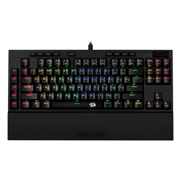 Клавіатура USB ігрова + підсвітка Redragon Broadsword RGB Outemu Blue (77548, Broadsword RGB Outemu Blue (77548)
Клавіатура USB ігрова + підсвітка Redragon Broadsword RGB Outemu Blue (77548, Broadsword RGB Outemu Blue (77548)