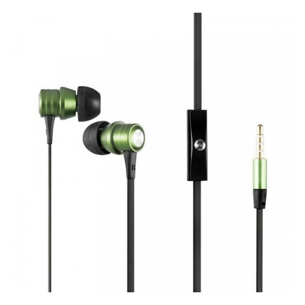 Навушники вакуумні провідні з мікрофоном Gelius Pro GP-HF310 Tune Green, Pro GP-HF310 Tune
Навушники вакуумні провідні з мікрофоном Gelius Pro GP-HF310 Tune Green, Pro GP-HF310 Tune