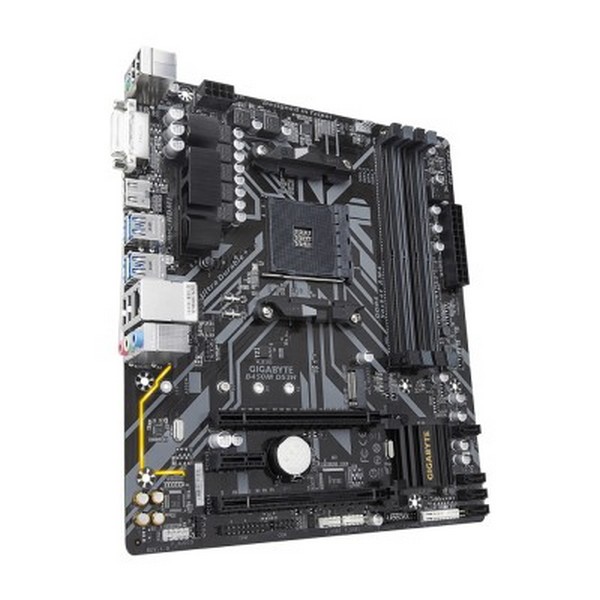 МАТЕРИНСКАЯ ПЛАТА GIGABYTE B450M DS3H BLACK 0