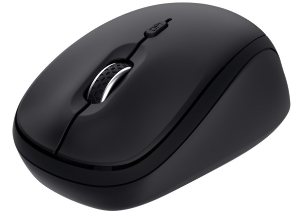 МИШКА TRUST YVI+COMPACT MULTI-DEVICE WIRELESS MOUSE BLACK 1