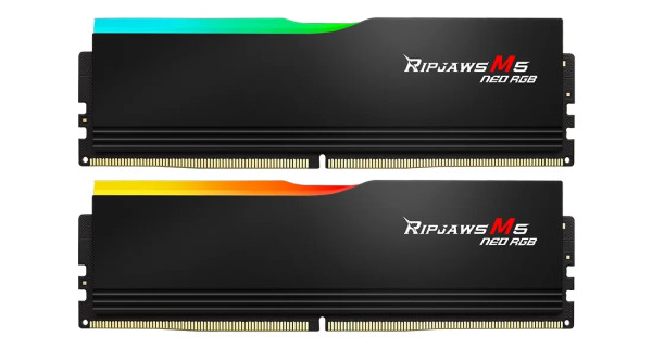 ОПЕРАТИВНА ПАМ'ЯТЬ G.SKILL 32GB (2X16GB) DDR5 6000 MHZ CL30 RIPJAWS M5 NEO RGB BLACK (F5-6000J3038F16GX2-RM5NRK) 0