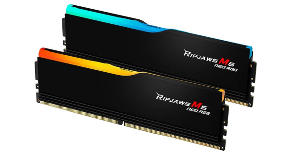 ОПЕРАТИВНА ПАМ'ЯТЬ G.SKILL 32GB (2X16GB) DDR5 6000 MHZ CL30 RIPJAWS M5 NEO RGB BLACK (F5-6000J3038F16GX2-RM5NRK) 1