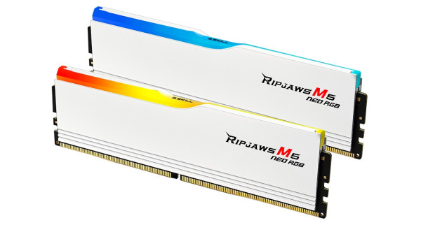 ОПЕРАТИВНА ПАМ'ЯТЬ G.SKILL 96GB (2X48GB) DDR5 6000 MHZ CL30 RIPJAWS M5 NEO RGB WHITE (F5-6000J3036F48GX2-RM5NRW) 1