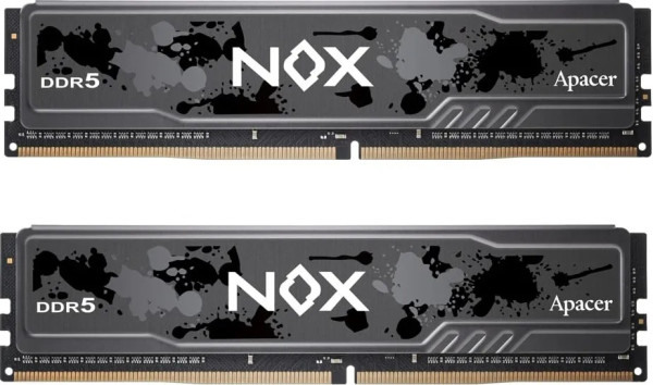 ОПЕРАТИВНА ПАМ'ЯТЬ APACER 32GB (2X16GB) DDR5 6000 MHZ NOX BLACK (AH5U32G60C622MBAA-2) 0