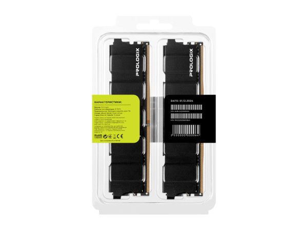 ОПЕРАТИВНАЯ ПАМЯТЬ PROLOGIX 32GB (2X16GB) DDR4 3600 MHZ CL18 (PRO32GB3600B4K) 5