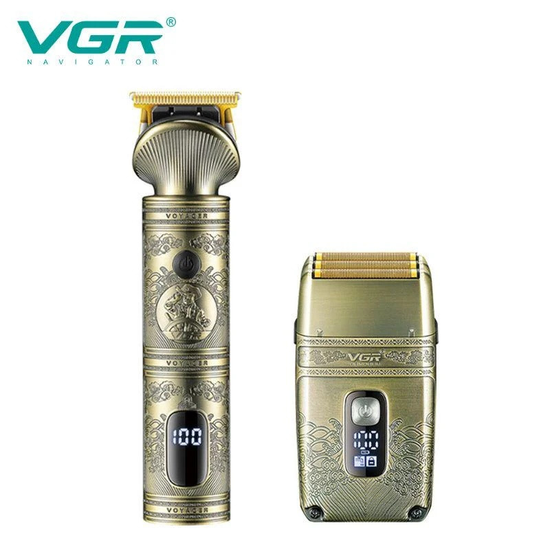 ТРИМЕР VGR V-649 GOLD 2 В 1 ШЕЙВЕР (40110) 3