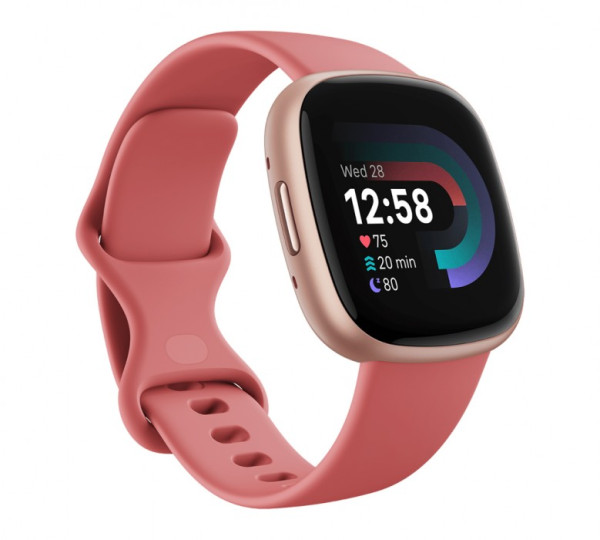 СМАРТ-ГОДИННИК FITBIT VERSA 4 PINK SAND COPPER ROSE (FB523RGRW) (УЦІНЕНИЙ) 0