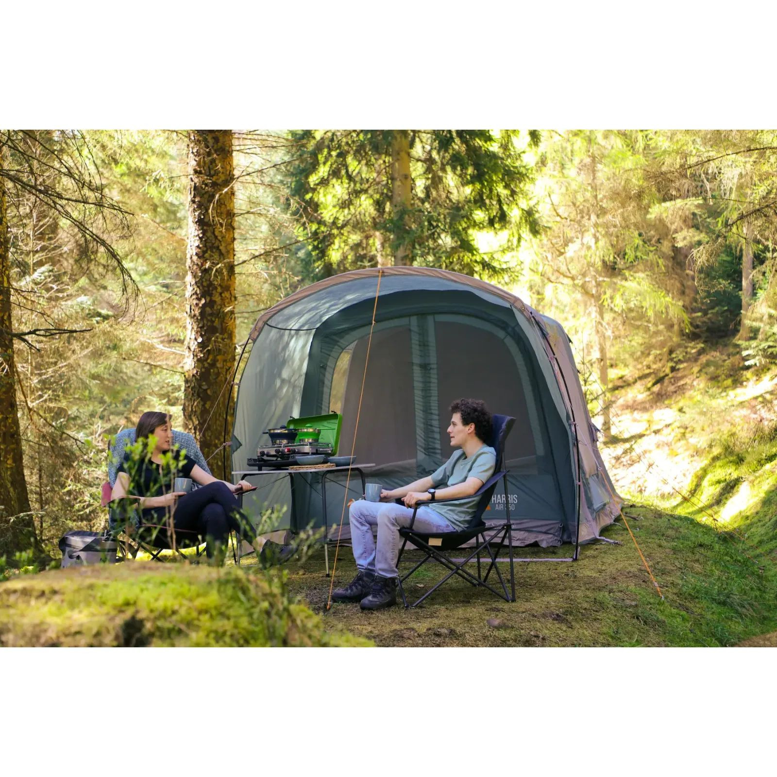 ПАЛАТКА VANGO HARRIS AIR 350 MINERAL GREEN (TETHARRAI000001) (930838) 4
