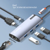 USB-ХАБ COLORWAY (CW-HUB02) 6-IN-1 TYPE-C PD 100W GRAY 8