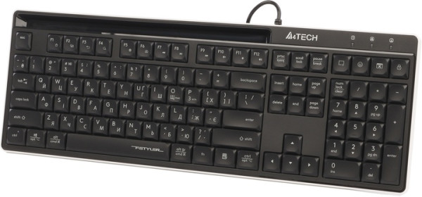 КЛАВІАТУРА A4TECH FX72 USB BLACK ENG / UKR 2