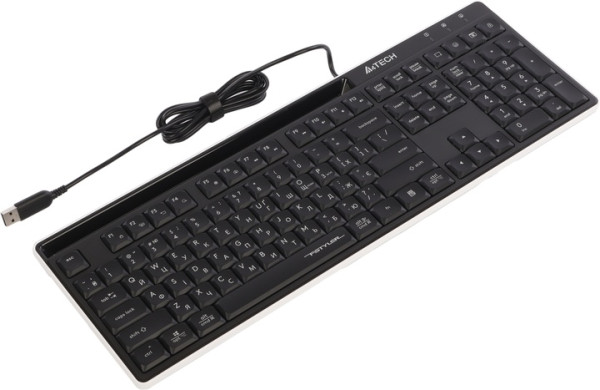 КЛАВІАТУРА A4TECH FX72 USB BLACK ENG / UKR 3