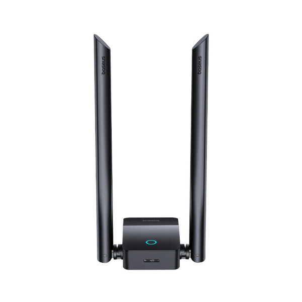 МЕРЕЖЕВИЙ АДАПТЕР BASEUS FASTJOY SERIES WIFI ADAPTER 1800MBPS (EXTERNAL ANTENNA) CLUSTER BLACK (B01317600111-06) 5