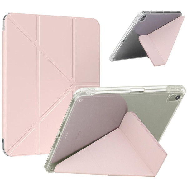 ЧОХОЛ-КНИЖКА ДЛЯ ПЛАНШЕТА BECOVER ULTRA SLIM ORIGAMI TRANSPARENT З КРІПЛЕННЯМ APPLE IPAD 10.9 (2022/2024) /IPAD (А16) 2025 11 PINK (712940) 3