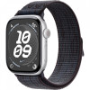 СМАРТ-ГОДИННИК APPLE WATCH SERIES 10 GPS 46MM SILVER ALUMINIUM CASE BLACK/BLUE NIKE SPORT LOOP (MYJD3) 0