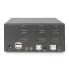 KVM ПЕРЕМИКАЧ DIGITUS (DS-12860) DESKTOP HDMA KVM, 2 PORT, DUAL DISPLAY, 4K 1