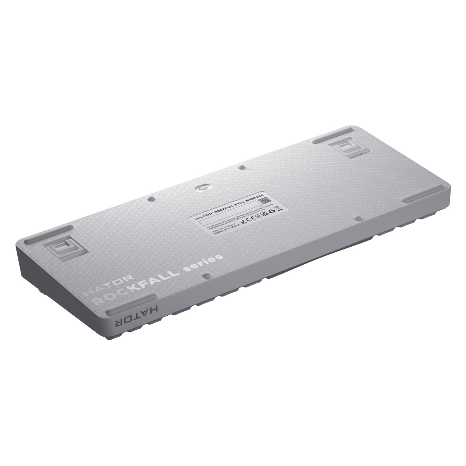 КЛАВІАТУРА HATOR ROCKFALL 3 MECHA TKL WIRELESS ORANGE WHITE (HTK851UA) ENG / UKR 4