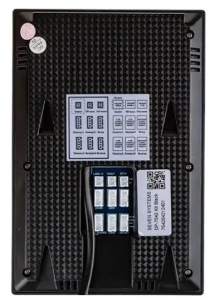 ВИДЕОДОМОФОН SEVEN SYSTEMS DP7541 BLACK 1