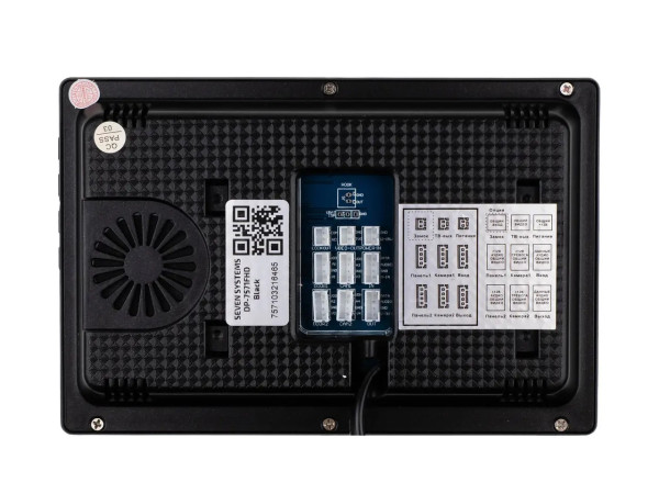 ВИДЕОДОМОФОН SEVEN SYSTEMS DP7571 FHD BLACK 2
