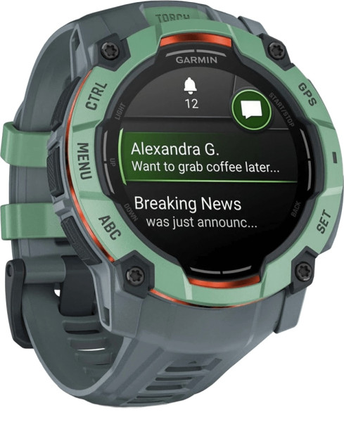 СМАРТ-ГОДИННИК GARMIN INSTINCT 3 50MM AMOLED NEO TROPIC WITH TWILIGHT BAND (010-03020-01) 1