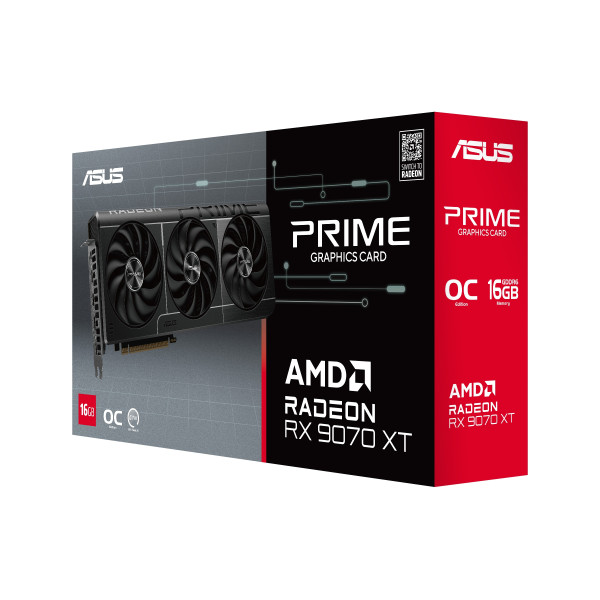 ВИДЕОКАРТА ASUS PRIME RADEON RX 9070 XT OC EDITION 16GB (PRIME-RX9070XT-O16G) 10
