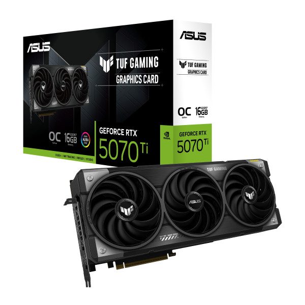 ВІДЕОКАРТА ASUS TUF GAMING GEFORCE RTX 5070 TI 16GB GDDR7 OC EDITION (TUF-RTX5070TI-O16G-GAMING) 11