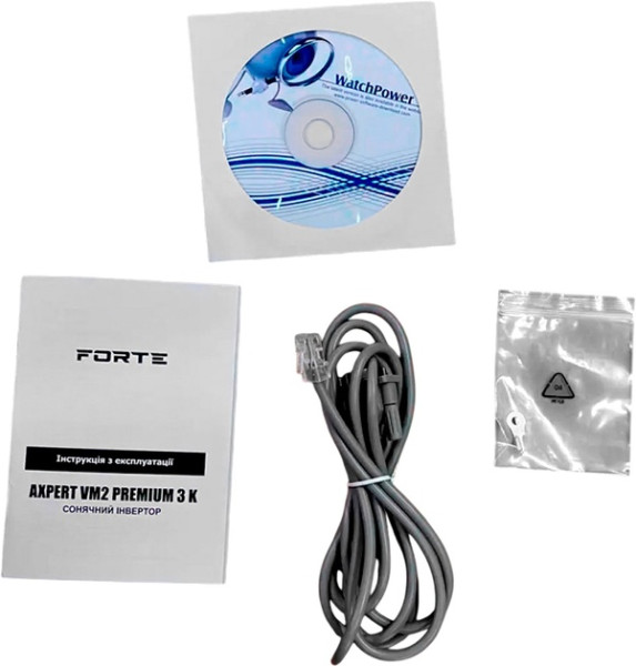 СОНЯЧНИЙ ІНВЕРТОР FORTE AXPERT VM II PREMIUM 3K (142511) 4