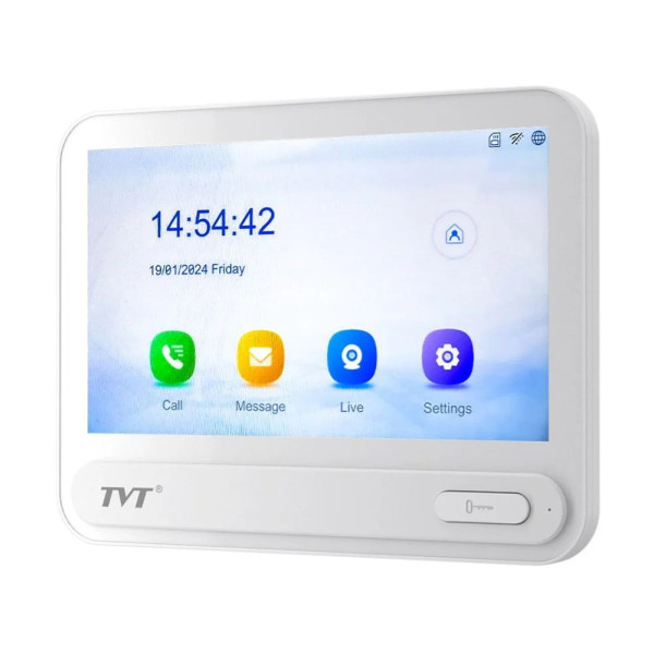 ВІДЕОДОМОФОН TVT DIGITAL TD-E2137-PE/TP/WF WHITE 0
