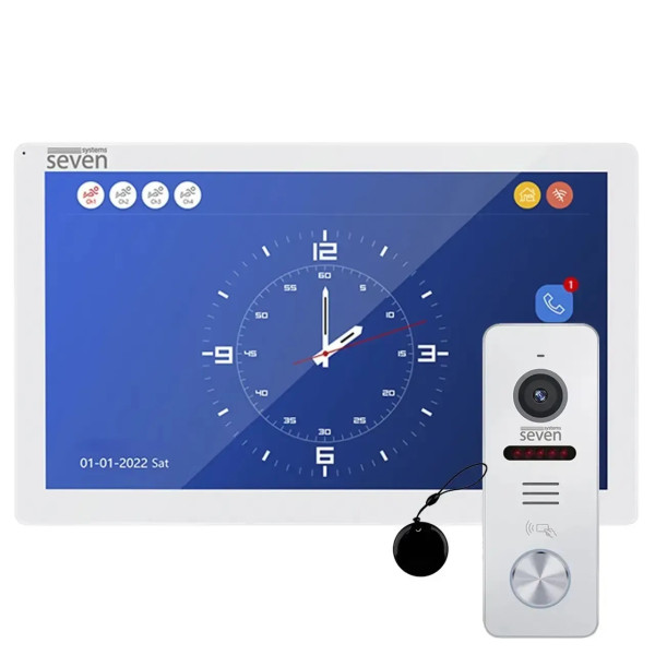 ВІДЕОДОМОФОН SEVEN SYSTEMS DP-7517/02KIT WHITE 0