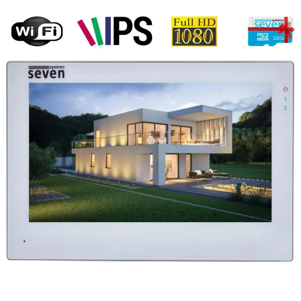ВІДЕОДОМОФОН SEVEN SYSTEMS DP-7577/07KIT WHITE 8