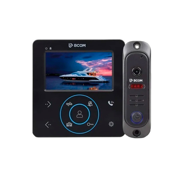 ВІДЕОДОМОФОН BCOM BD-480 KIT BLACK 0