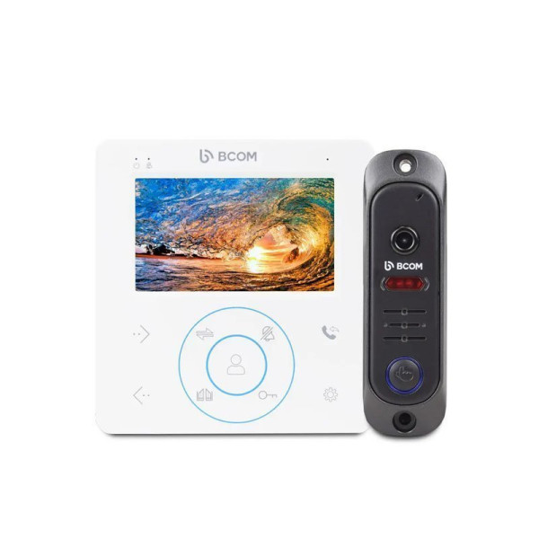 ВІДЕОДОМОФОН BCOM BD-480 KIT WHITE 0