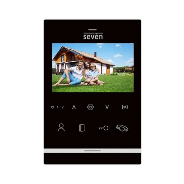 ВІДЕОДОМОФОН SEVEN SYSTEMS DP-7541/07KIT BLACK 1