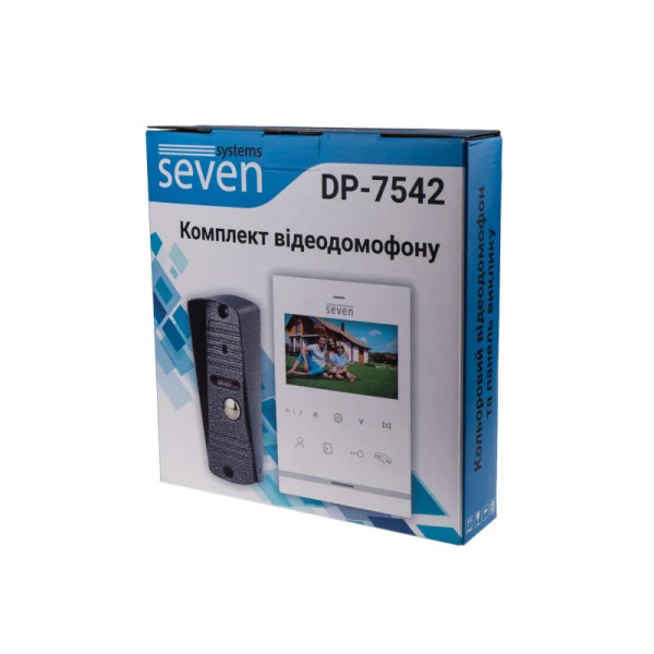 ВІДЕОДОМОФОН SEVEN SYSTEMS DP7542 KIT WHITE 4