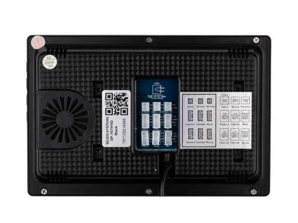 ВІДЕОДОМОФОН SEVEN SYSTEMS DP-7571/07KIT BLACK 1