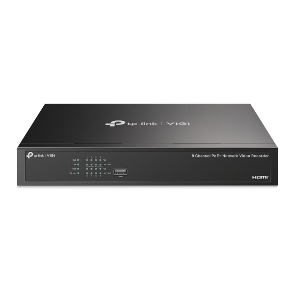 РЕЄСТРАТОР ВІДЕОНАГЛЯДУ TP-LINK NVR1008H-8MP 0