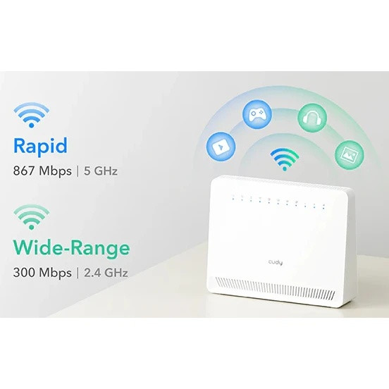МАРШРУТИЗАТОР CUDY LT500E CAT4 WHITE (LT500E_EU_V1.0) 3