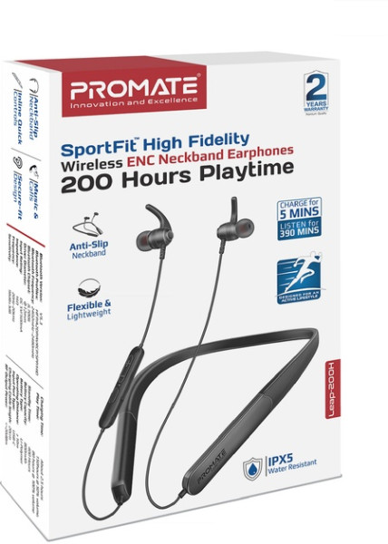 BLUETOOTH-ГАРНІТУРА PROMATE LEAP-200H BLUE (LEAP-200H.BLUE) 2