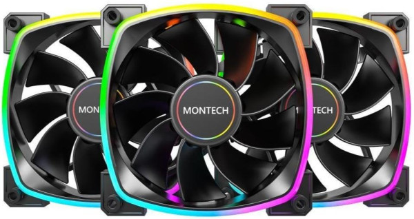 ВЕНТИЛЯТОР ДЛЯ ПК MONTECH RX120 PWM 3 IN 1 BLACK (B31) 0