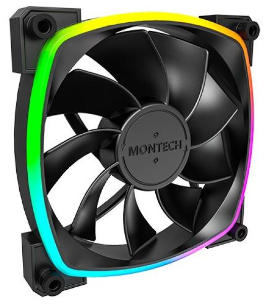 ВЕНТИЛЯТОР ДЛЯ ПК MONTECH RX120 PWM 3 IN 1 BLACK (B31) 1