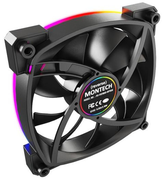ВЕНТИЛЯТОР ДЛЯ ПК MONTECH RX120 PWM 3 IN 1 BLACK (B31) 4