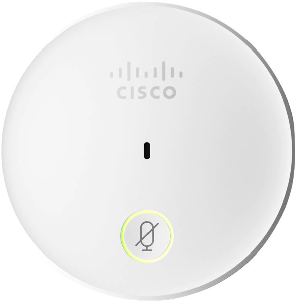 МІКРОФОН CISCO TABLE MICROPHONE WITH JACK PLUG SPARE WHITE (CS-MIC-TABLE-J=) 0